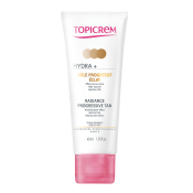 Topicrem HYDRA+ Radiance Progressive Tan pleťový krém pro sjednocenou a rozjasněnou pleť 40 ml