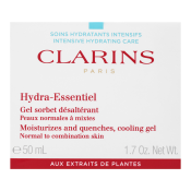Clarins Hydra-Essentiel Cooling Gel pleťový gel s hydratačním účinkem 50 ml