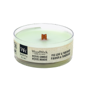 Woodwick Fig Leaf & Tuberose scented candle 31 g