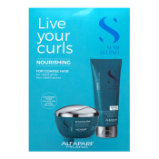 Alfaparf Milano Semi Di Lino Live Your Curls Nourishing Kit Set Für den Glanz lockiger und krauser Haare