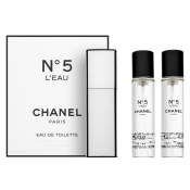 Chanel No.5 L'Eau - Twist and Spray Eau de Toilette for women 3 x 20 ml