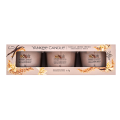 Yankee Candle Vanilla Creme Brulee candela votiva 3 x 37 g