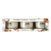 Yankee Candle Coconut Beach candela votiva 3 x 37 g