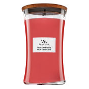 Woodwick Melon & Pink Quartz scented candle 610 g