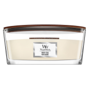 Woodwick White Teak vonná svíčka 453,6 g