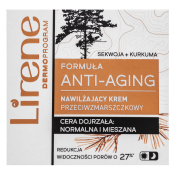 Lirene Formuła Anti-Aging Cream Sequoia & Curcuma crema nutritiva para piel madura 50 ml