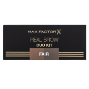 Max Factor Real Brow Real Brow Duo Kit sada na úpravu obočí 001 Fair 3,3 g