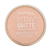 Rimmel London Stay Matte Long Lasting Pressed Powder puder z formułą matującą 002 Pink Blossom 14 g
