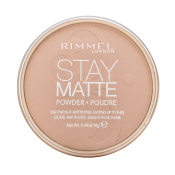 Rimmel London Stay Matte Long Lasting Pressed Powder puder z formułą matującą 003 Peach Glow 14 g