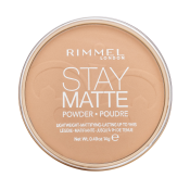 Rimmel London Stay Matte Long Lasting Pressed Powder puder z formułą matującą 006 Warm Beige 14 g