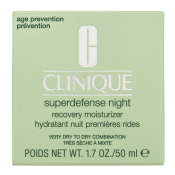 Clinique Superdefense Night suero facial nocturno Superdefense Night Recovery Moisturizer 1/2 Very Dry To Dry 50 ml