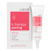 Lakmé K.Therapy Peeling Shock Gel peeling șampon anti mătreată 6 x 15 ml