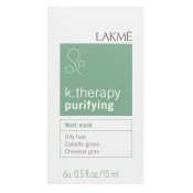 Lakmé K.Therapy Purifying Matt Mask peeling șampon pentru păr gras 6 x 15 ml