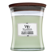 Woodwick Fig Leaf & Tuberose scented candle 275 g