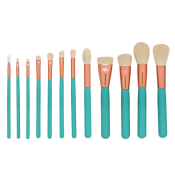 MIMO Makeup Brush Set Turquoise set kistova 12 Pcs