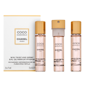 Chanel Coco Mademoiselle Intense - Twist and Spray Eau de Parfum nőknek 3 x 7 ml