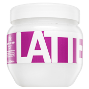 Kallos Latte Hair Mask učvršćujuća maska pre farbené, chemicky ošetrené a zosvetlené vlasy 800 ml