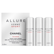 Chanel Allure Homme Sport Cologne set voor mannen Extra Offer 2 20 ml