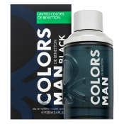 Benetton Colors de Benetton Man Black toaletní voda pro muže Extra Offer 2 100 ml