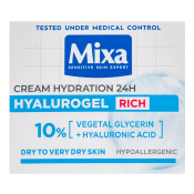 Mixa Hyalurogel Rich krém Cream Hydration 24H 50 ml