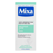 Mixa Salicylic Acid + AHA pleťový krém Anti-Imperfection Mattifying Gel 50 ml