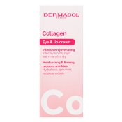 Dermacol Collagen Füllungscreme Eye & Lip Intensive Rejuvenating Cream 15 ml