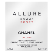 Chanel Allure Homme Sport Cologne dárková sada pro muže Set I. 20 ml
