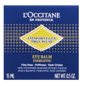 L'Occitane Immortelle Précieuse Energising Eye Balm crema illuminante e ringiovanente per il contorno degli occhi 15 ml