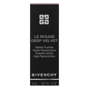 Givenchy Le Rouge Deep Velvet Lipstick rtěnka s matujícím účinkem 42 Violet Velours 3,4 g