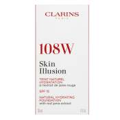 Clarins Skin Illusion Natural Hydrating Foundation течен фон дьо тен с овлажняващо действие 108 Sand 30 ml