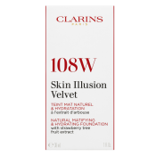 Clarins Skin Illusion Velvet Natural Matifying & Hydrating Foundation vloeibare make-up met matterend effect 108W Sand 30 ml