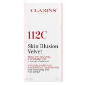 Clarins Skin Illusion Velvet Natural Matifying & Hydrating Foundation tekući make-up s matirajućim učinkom 112C Amber 30 ml