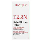 Clarins Skin Illusion Velvet Natural Matifying & Hydrating Foundation vloeibare make-up met matterend effect 112.3N Sandalwood 30 ml