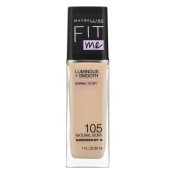 Maybelline Fit Me! Luminous + Smooth Foundation tekutý make-up pro sjednocenou a rozjasněnou pleť 105 Natural Ivory 30 ml