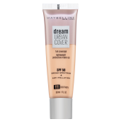 Maybelline Dream Urban Cover Full Coverage Lightweight Protective Make-up SPF50 tekutý make-up 111 Cool Ivory 30 ml