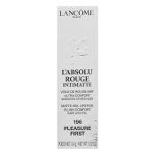 Lancôme L'Absolu Rouge Intimatte rtěnka s matujícím účinkem 196 Pleasure First 3,4 g
