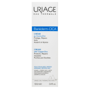 Uriage Bariederm Repairing Cica-cream With Cu-Zn soothing emulsion for skin renewal 100 ml