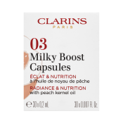 Clarins Milky Boost Capsules vloeibare make-up voor een uniforme en stralende teint 03 30 x 0,2 ml