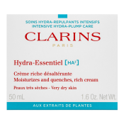 Clarins Hydra-Essentiel [HA²] hydratační krém Moisturizes and Quenches Rich Cream 50 ml