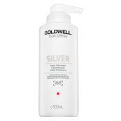 Goldwell Dualsenses Silver 60sec Treatment vyživující maska s barevnými pigmenty pro platinově blond a šedivé vlasy 500 ml