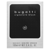 Bugatti Signature Black toaletná voda pre mužov 100 ml