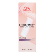 Wella Professionals Shinefinity Zero Lift Glaze profesionalna demi-trajna boja za kosu 07/81 Smoky Opal 60 ml