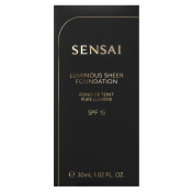 Sensai Luminous Sheer Foundation LS204.5 Warm Beige vloeibare make-up voor een uniforme en stralende teint 30 ml