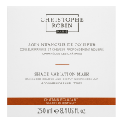 Christophe Robin Shade Variation Mask vyživující maska s barevnými pigmenty pro oživení světle a středně hnědých odstínů Warm Chestnut 250 ml