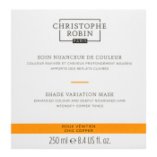 Christophe Robin Shade Variation Mask vyživující maska s barevnými pigmenty pro oživení měděných odstínů Chic Copper 250 ml