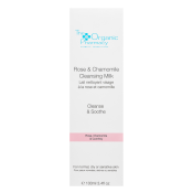 The Organic Pharmacy Rose And Chamomile Cleansing Milk leche limpiadora para piel sensible 100 ml