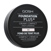 Gosh Foundation Plus + compact product om de huidskleur te egaliseren 002 Ivory 9 g