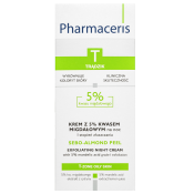 Pharmaceris T Sebo-Almond Peel Night Cream suero facial nocturno con efecto peeling 50 ml