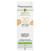 Pharmaceris F Mineral Dermo-Foundation SPF30 Tanned loción embellecedora para piel unificada y sensible 30 ml