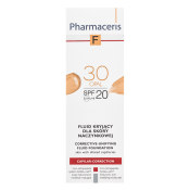 Pharmaceris F Capilar-Correction Fluid SPF20 Opal loción embellecedora para piel unificada y sensible 30 ml